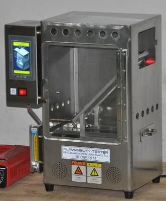 16 CFR 1611 Équipement d'essai de l'inflammabilité par film de vinyle plastique Testeur d'inflammabilité SPI