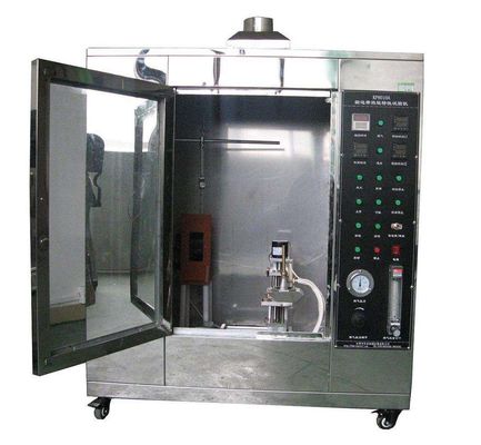 ISO340:2004 Machine d'essai de combustion verticale de ceinture de convoyeur pour ceinture de convoyeur de noyau textile