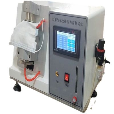 Équipement d'essai de laboratoire de 8 L/min 0-500 pa Masque, testeur de différence de pression d'échange de gaz