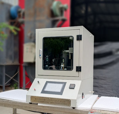 Chambre d'essai de combustion verticale à bande transporteuse selon la norme ISO 340
